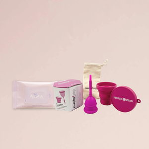 Pack copa menstrual Eureka!Cup + Toallitas biodegradables MyAlma