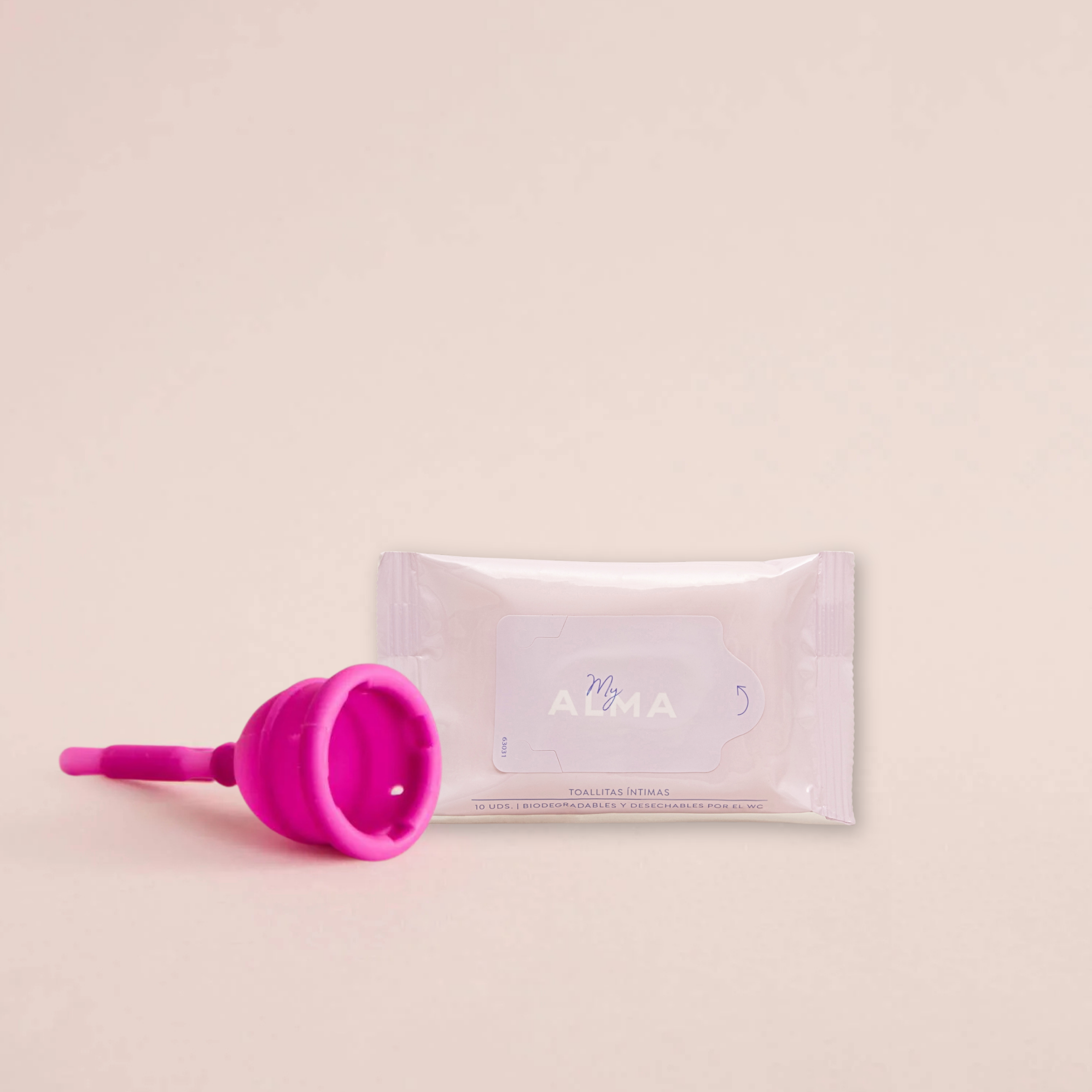 Pack copa menstrual Eureka!Cup + Toallitas biodegradables MyAlma
