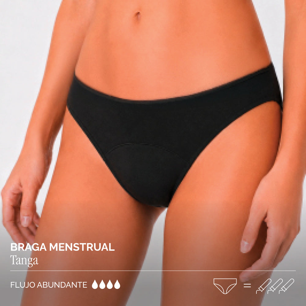 Braga Menstrual Tanga - Bambú 100% orgánico