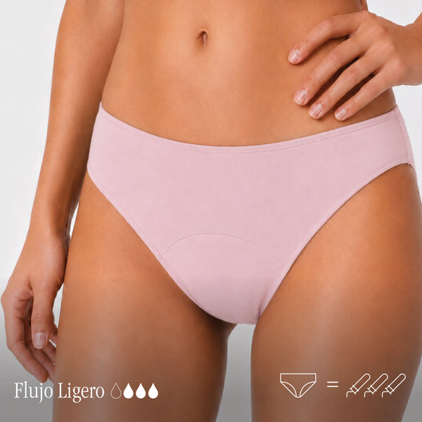 Braga Menstrual Flujo LIGERO - Bambú 100% orgánico