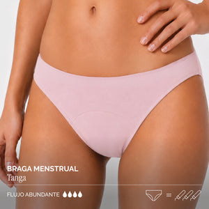 Braga Menstrual Tanga - Bambú 100% orgánico