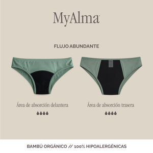 Braga Menstrual Protección SÚPER PLUS de Bambú 100% orgánico