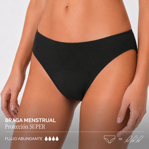 Braga Menstrual Protección SÚPER - Bambú 100% orgánico