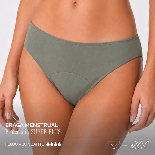Braga Menstrual Protección SÚPER PLUS de Bambú 100% orgánico