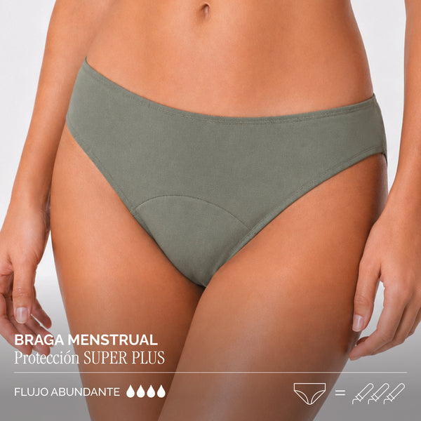 Braga Menstrual Protección SÚPER PLUS de Bambú 100% orgánico