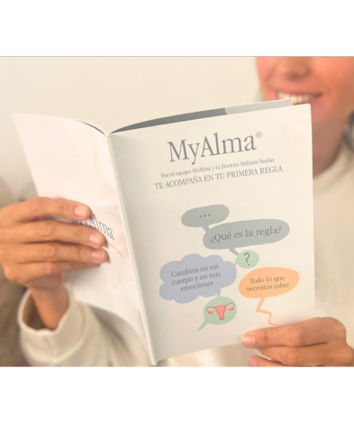 Libro-Guía MyAlma: Mi Primera Regla en colaboración con la Dra. Stefanie Redón
